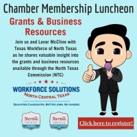 Chamber Membership Luncheon - Topic TWC Grants & Business Resources/ Auction Kickoff!