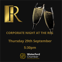 Corporate Evening at The Reg