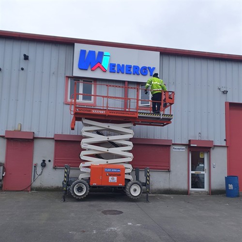Exterior Building Sign - Waterford Insulation