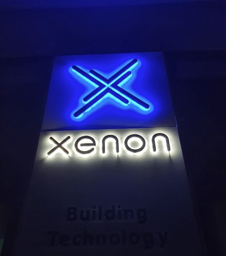 Halo Lit 3D Lettering Exterior Building Sign - XENON - Carlow