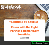 Transitioning from TASBooks to Sage 50 is easier with the right partner & remarkably beneficial