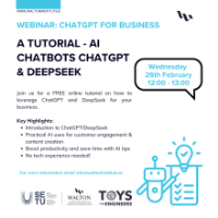 Webinar: ChatGPT for Business - A Tutorial