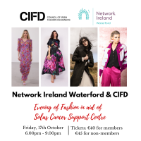 Network Ireland Waterford & Council of Irish Fashion Designers: Fashion Event