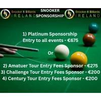 Waterford Snooker Player Sponsorship Opportunities