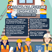 CALMAST Talk on Studying and Careers in Engineering at Toys4Engineers