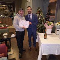 Employee of the Year at Fitzwilton Hotel – Head Chef Jason Condron