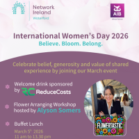 Network Ireland Waterford Event: Believe.Bloom.Belong