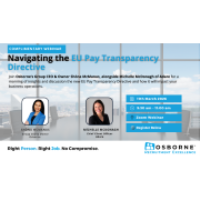 Osborne Recruitment Webinar - Navigating the EU Pay Transparency Directive 