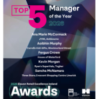 Congratulations to House of Waterford's Fergus Crowe on national retail recognition