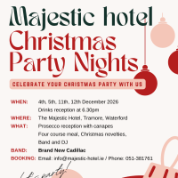 Christmas Party Nights at The Majestic Hotel