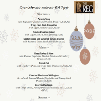 Christmas Set Menu at The Reg
