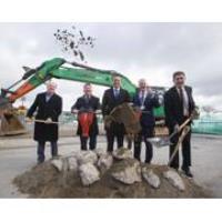 Taoiseach Leo Varadkar breaks ground on North Quays Public Infrastructure Project