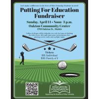 Putting For Education Fundraiser