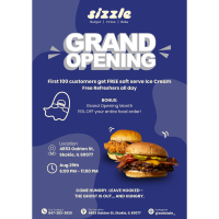 Grand Opening and Ribbon Cutting ar SIZZLE