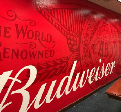 Budweiser Interior Wall Graphics