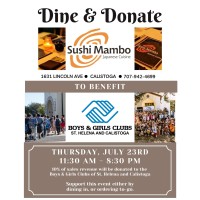 Dine & Donate: Sushi Mambo