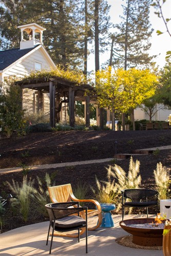 The historic schoolhouse at Theorem Vineyards in Calistoga, one of the oldest still standing in Napa Valley.