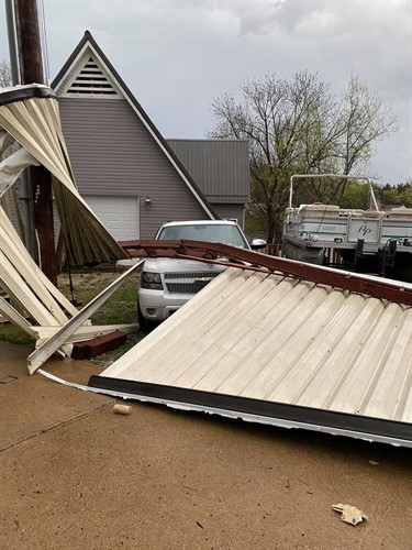 After storm damage