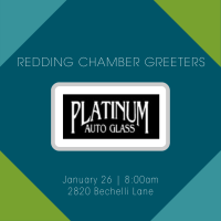 Redding Chamber Greeters with Platinum Auto Glass 