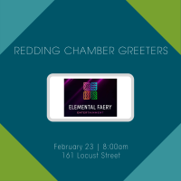 Redding Chamber Greeters with Elemental Faery Entertainment