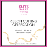 Ribbon Cutting with Elite Barre Fitness Studio