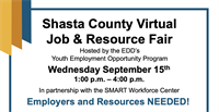 Shasta County Virtual Job & Resource Fair