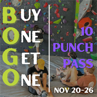 BOGO Punch Pass | Shasta Rock Club