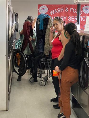 We have hours to get to know our community in one laundry day.
