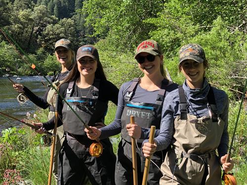 Group Fly Fishing Experience with MoJoBella Fly Fishing® on the McCloud River