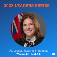 2023 Leaders Series: The Honourable Heather Stefanson, PC Leader