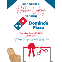 Ribbon Cutting - Dominos