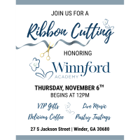 Ribbon Cutting // Winnford Academy