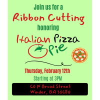 Ribbon Cutting // Italian Pizza Pie