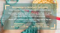 Beginner's Crochet Session