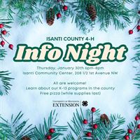 Isanti County 4-H Info Night (Open House)