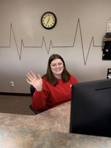 Madison is one of Isanti Physical Therapy's wonderful Front Desk Specialists Madison is one of Isanti Physical Therapy's wonderful Front Desk Specialists
