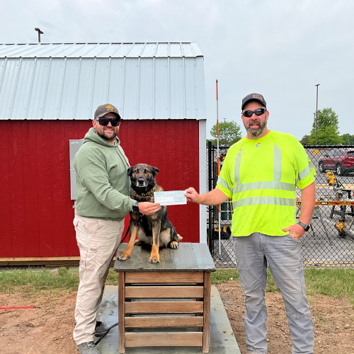 Donating to local K-9 units