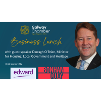 Galway Chamber Business Lunch with Minister Darragh O'Brien - Kindly Sponsored by Edward Capital & Bonham Quay