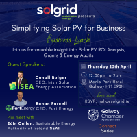 Galway Chamber Connects in partnership with Solgrid