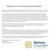 Statement to Galway Chamber Members