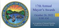 17th Annual Mayor's Awards Ceremony - In recognition of NDEAM