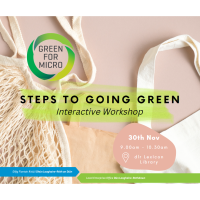 Steps to Going Green: In-person Event 
