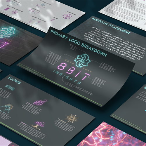 8Bit Insights | Branding Presentation Mockup