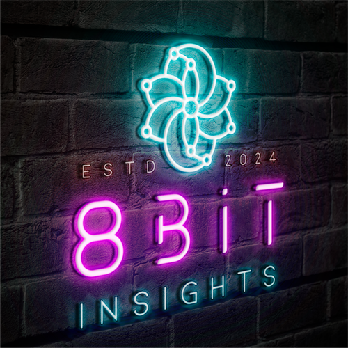 8Bit Insights | Neon Sign Mockup