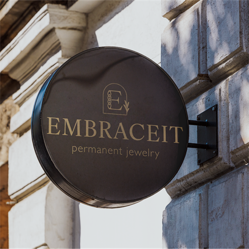 EMBRACEIT Permanent Jewelry | Sign Mockup