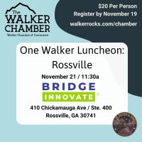 One Walker Luncheon: Rossville