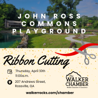 John Ross Commons Playground Ribbon Cutting