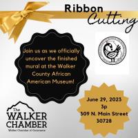 Ribbon Cutting (Walker County African American Historical Museum Mural)