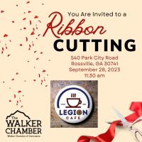 Ribbon Cutting (American Legion Cafe)