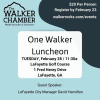 One Walker Luncheon